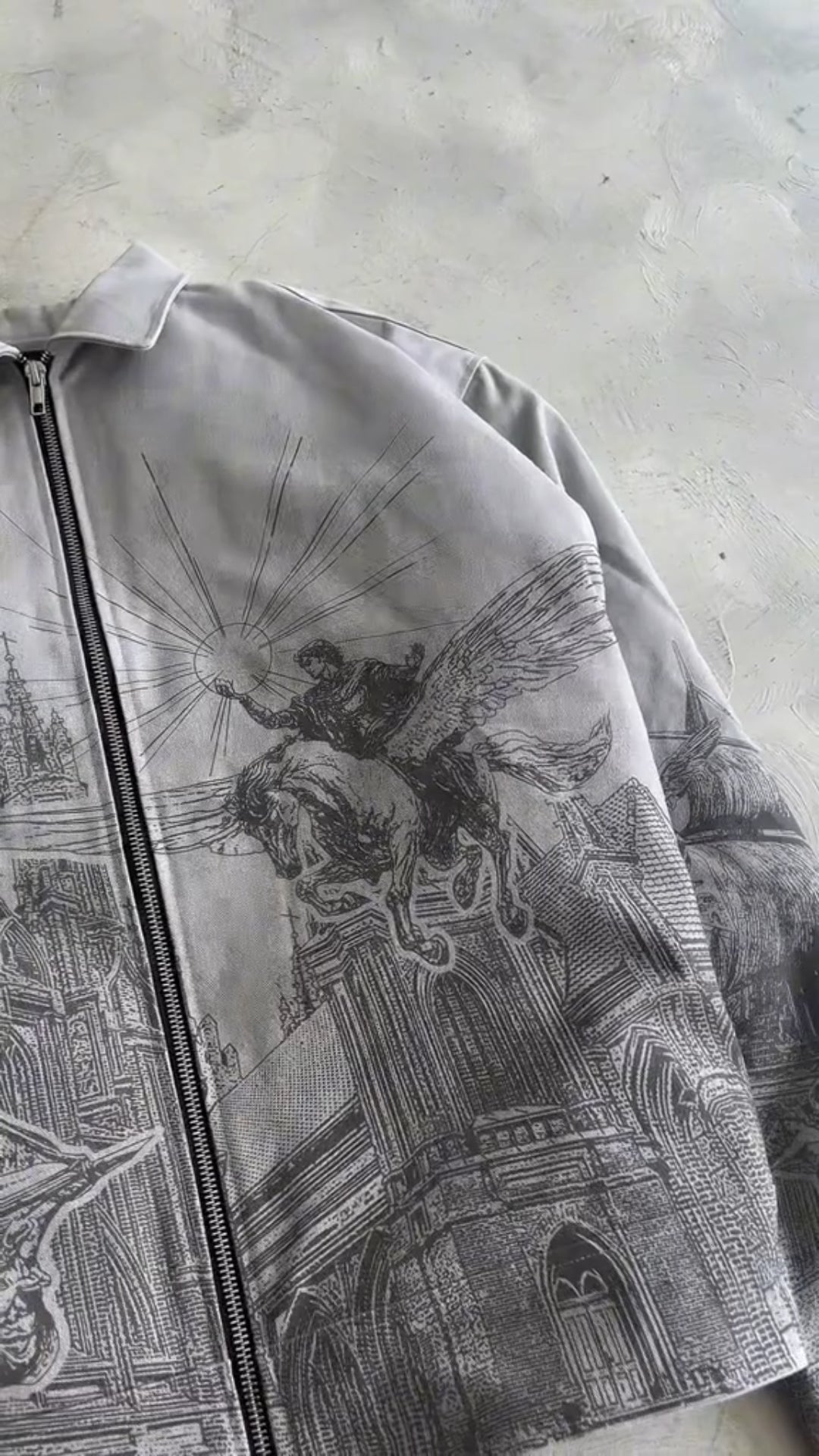 Casual Textured Leather Jacket - Unisex