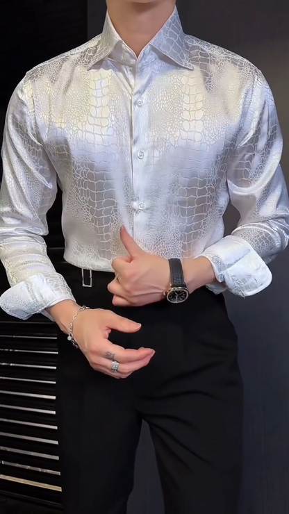 Men's Silk-Textured Premium Top