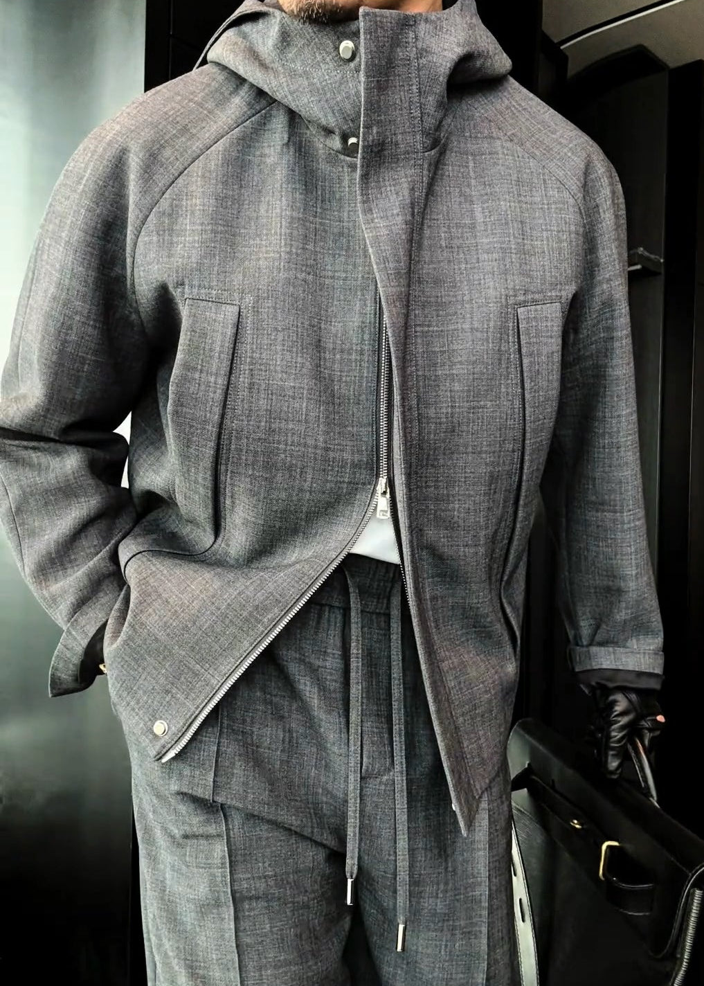 Men’s Multi-Pocket Designer-Style Casual Suit Set