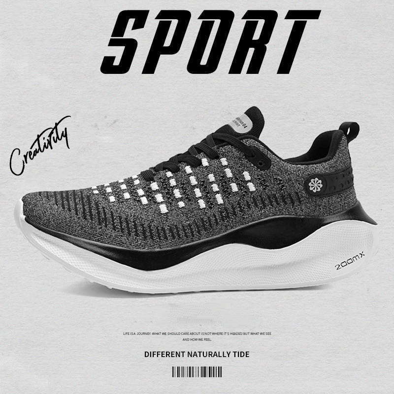 Men's Shock-Absorbing Tech Racing Running Shoes