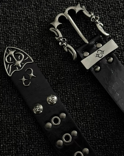 Punk Hip-Hop Studded Metal Belt