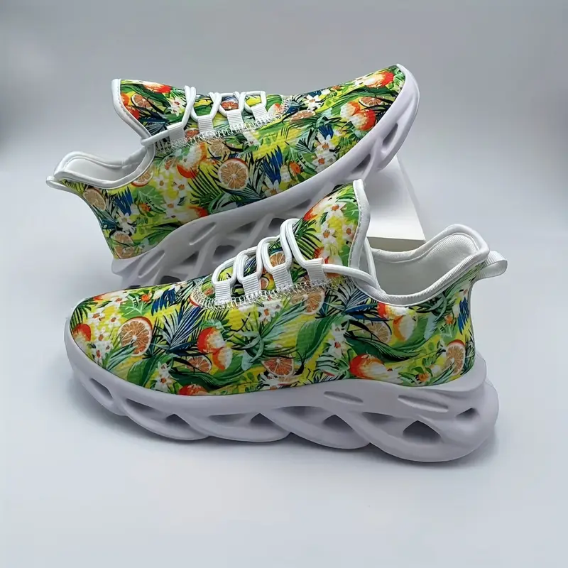 Fruit-patterned Lightweight Sports Running Shoes