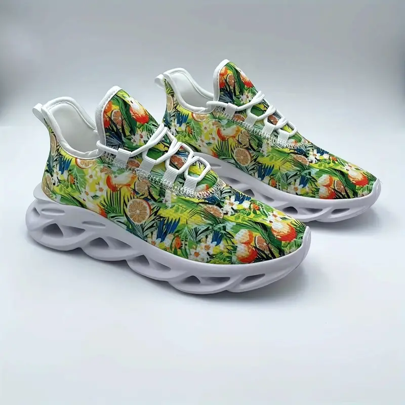 Fruit-patterned Lightweight Sports Running Shoes