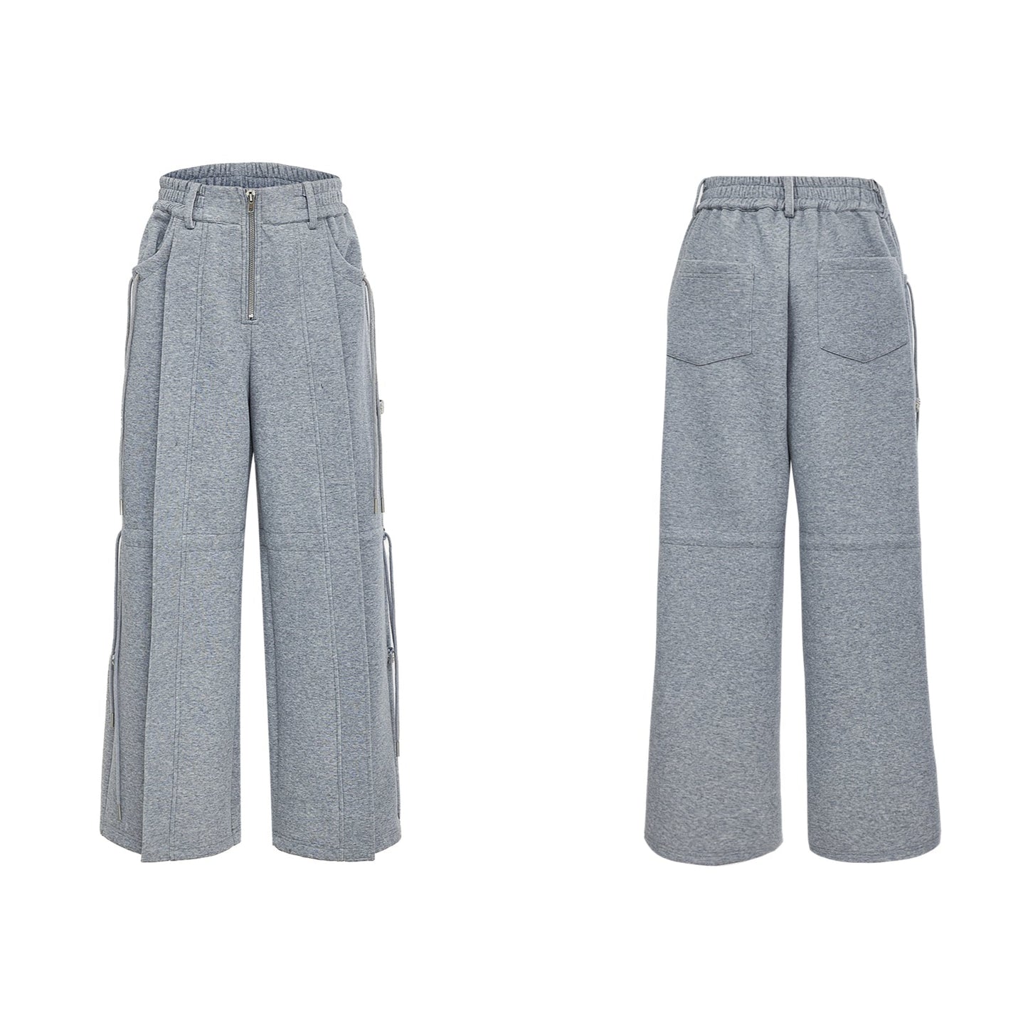 Men's Niche Design Casual Set with Drawstrings & Tie Straps