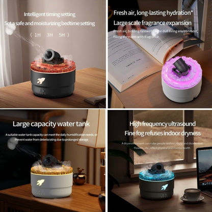 Atmospheric Cannon-Shaped Night Light Humidifier Diffuser