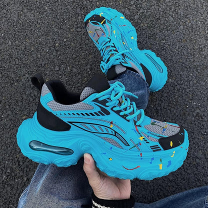 Men's Splatter-Paint Stylish Sneakers