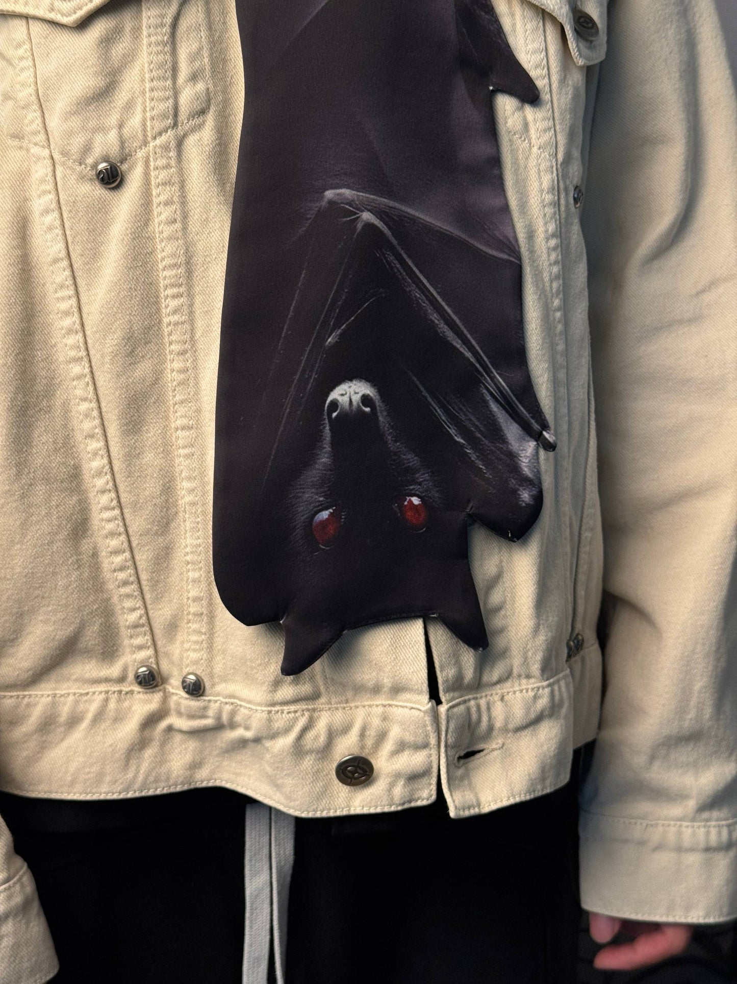 Men’s Designer Necktie with Animal Elements