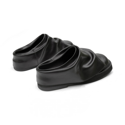 Men's Stylish Square-Toe Pleated Slippers