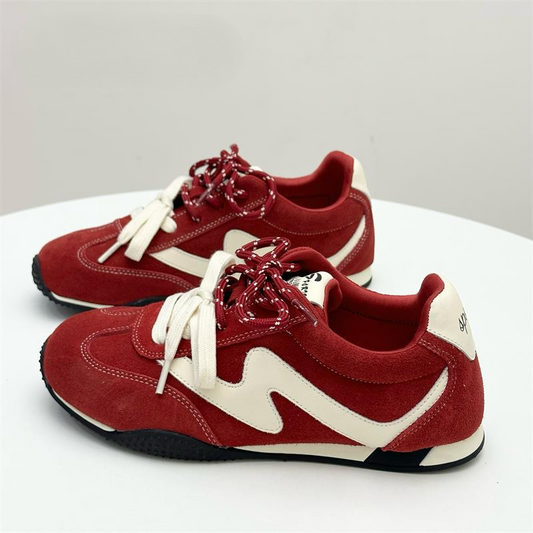 Men's Genuine Leather Outdoor Racing Shoes