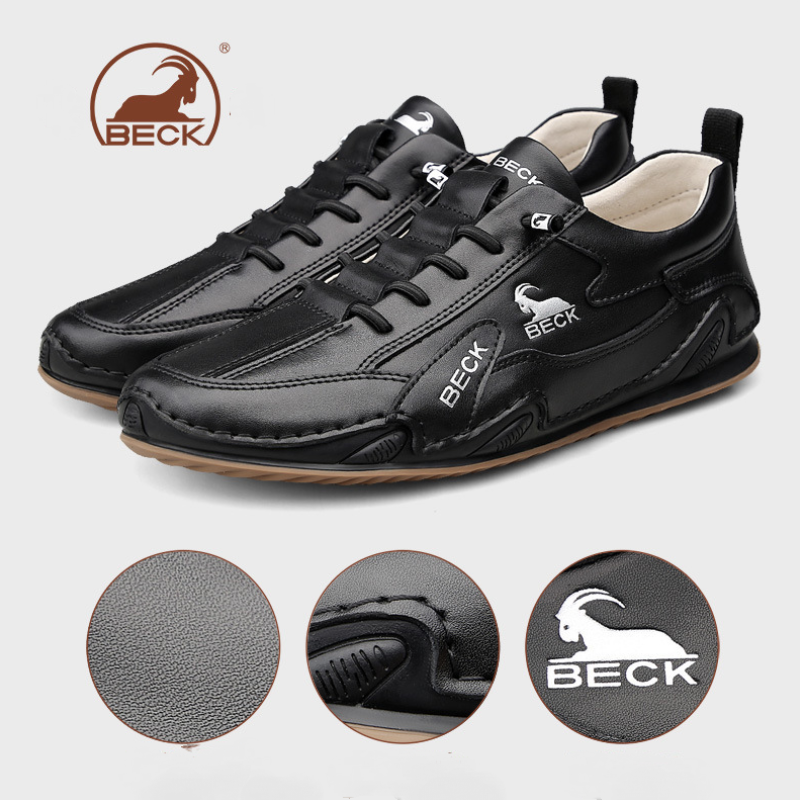 Men's Italian Genuine Leather Breathable Shoes