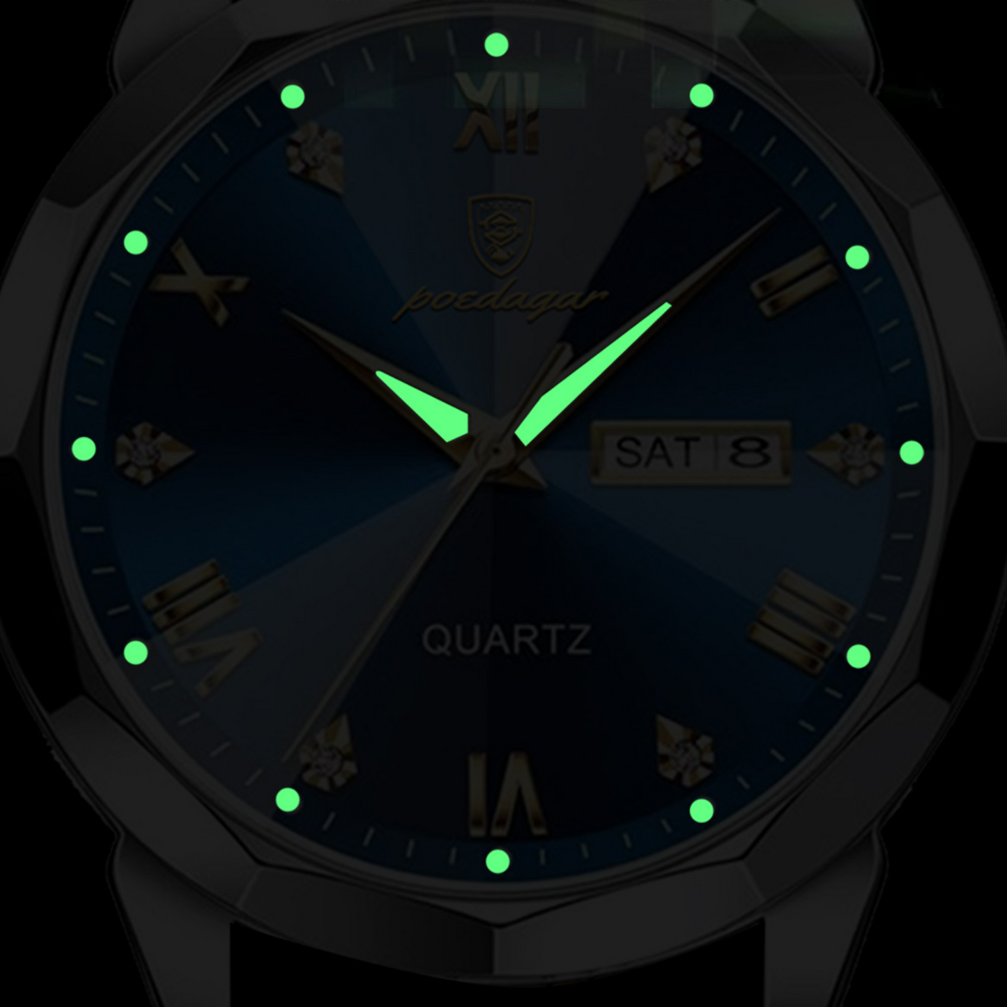 Men’s Onion Crown Waterproof Luminous Watch