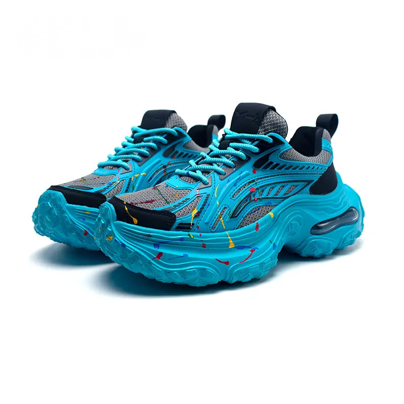 Men's Splatter-Paint Stylish Sneakers